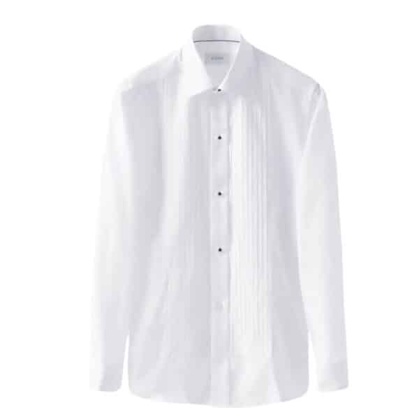 ETON CONTEMPORARY FIT Plisse TUXEDO WHITE DRESS SHIRT 1