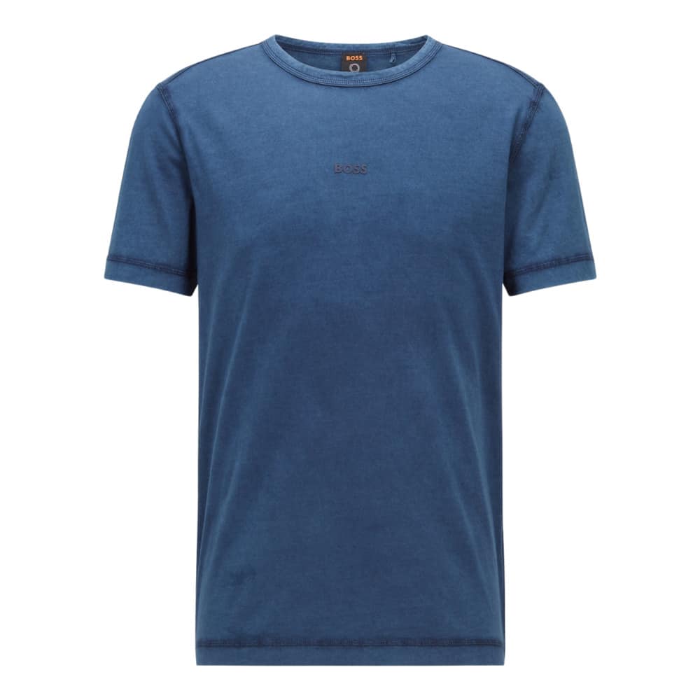 BOSS Tokks Blue T Shirt Front