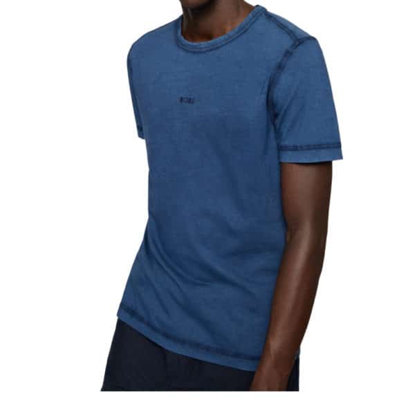 BOSS Tokks Blue T Shirt Side