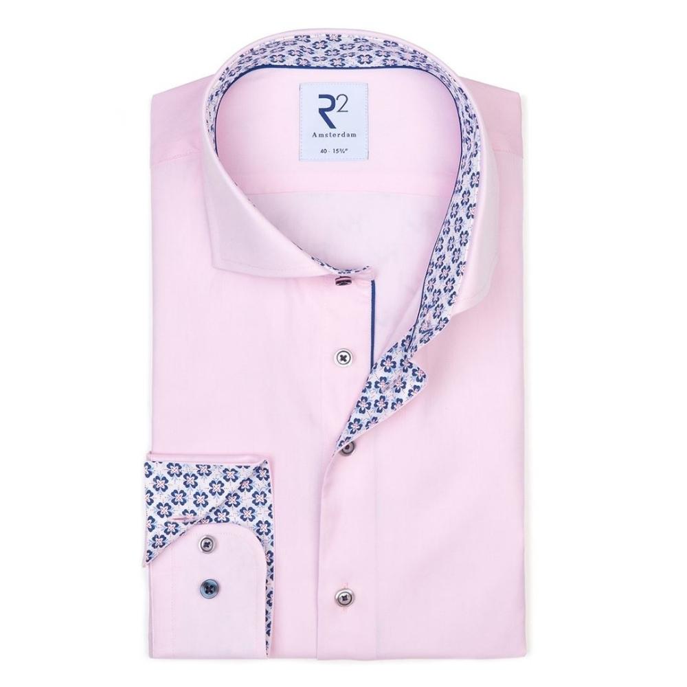 R2 Amsterdam Flower Tiling Insert Pink Shirt