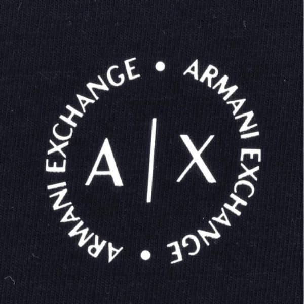 AX Navy Polo AX Logo