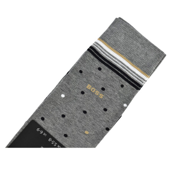 BOSS Design Grey Sock Label