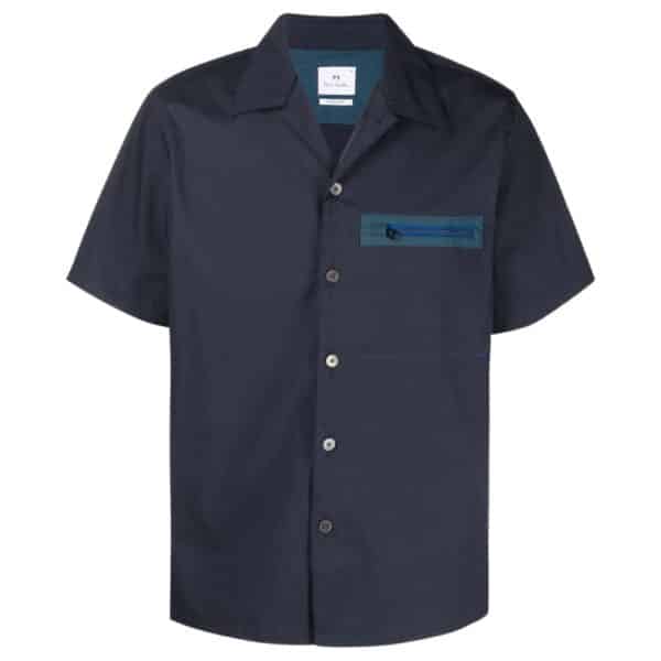 Paul Smith Bowling Navy Shirt Front 1
