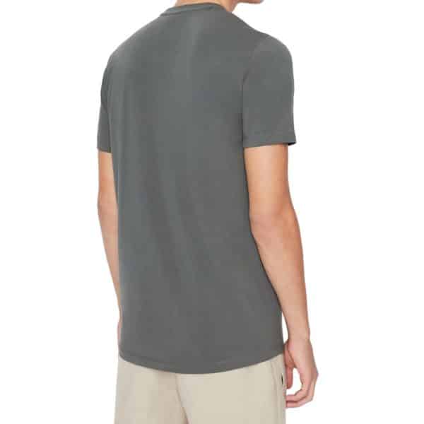 Armani Exchange Basic T Shirt Green Rear