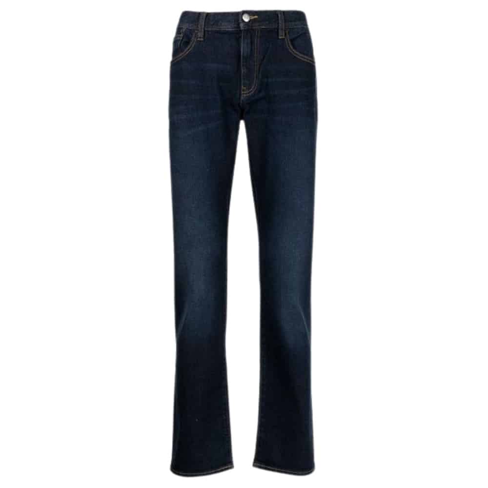 Armani Exchange Dark Wash Straight Jeans Front