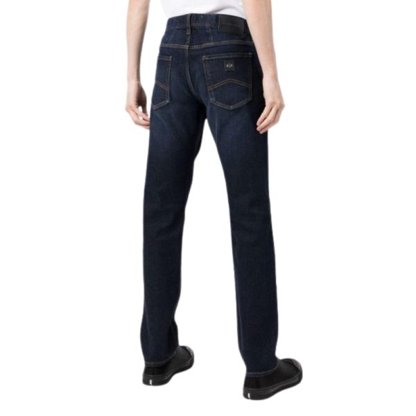 Armani Exchange Dark Wash Striaght Jeans Rear