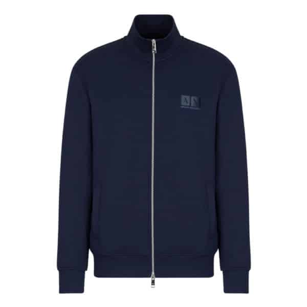 Armani Exchange Navy Full Zip Sweatshirt