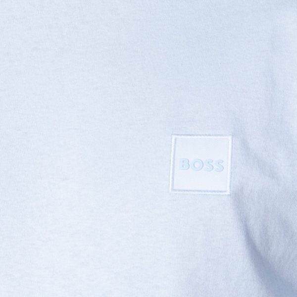 BOSS Tales Open Blue T Shirt Logo