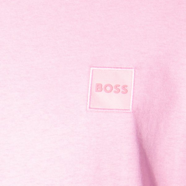 BOSS Tales Pink T Shirt Logo