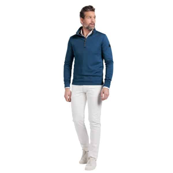 Baileys Sports Insignia Blue Half Zip Sweatshirt 3