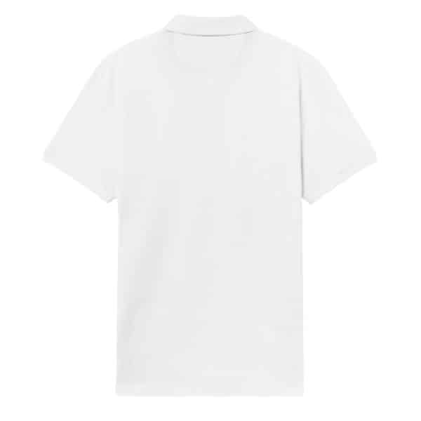 Hackett Optic White Cotton Polo Shirt 2