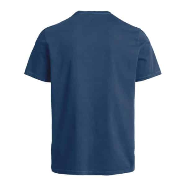 Parajumper Patch Logo Estate Blue T Shirt 2