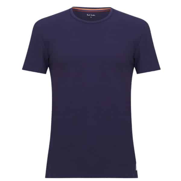 Paul Smith Navy Textured T Shirt Front