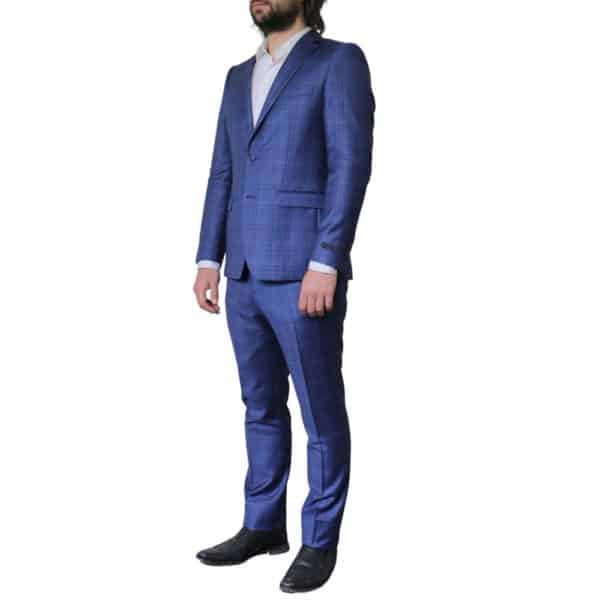 Without Prejudice Kilburn Blue Check Suit