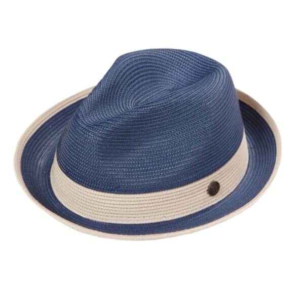 Dasmarca Florence Blue Braid Hat