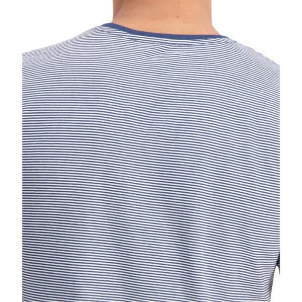 Fynch Hatton Fine Stripe T Shirt Collar