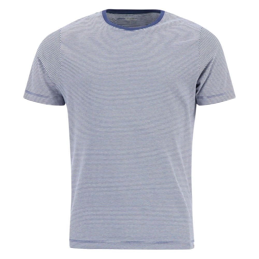 Fynch Hatton Fine Stripe T Shirt Front