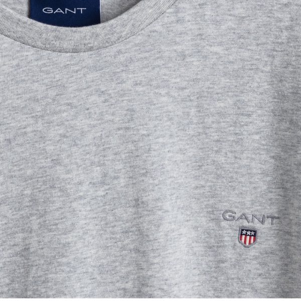 GANT Grey T Shirt Logo