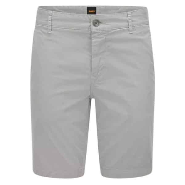 BOSS SChino Grey Shorts Front