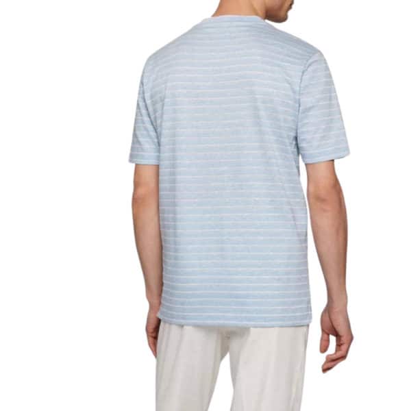 BOSS Tiburt Blue T Shirt Rear