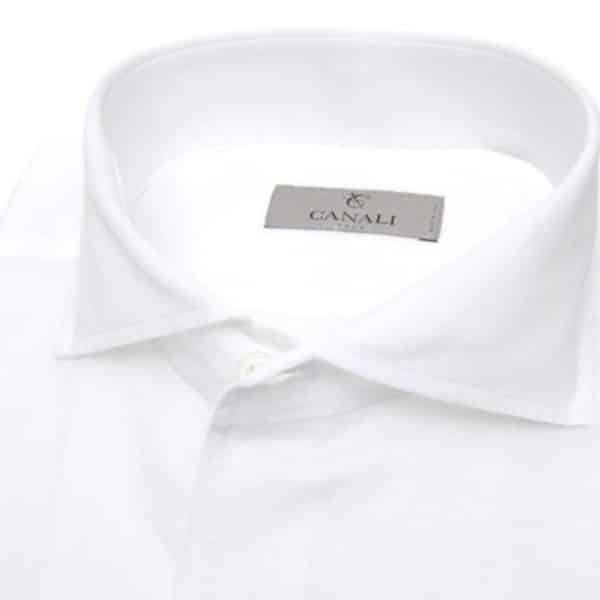 Canali Pure Cotton White Slim Fit Shirt 2