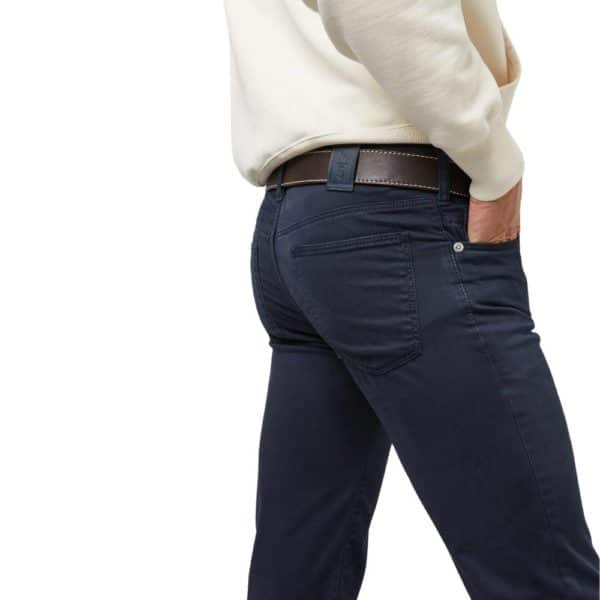 M5 Pima Cotton Five Pocket Navy Slim Jeans 3