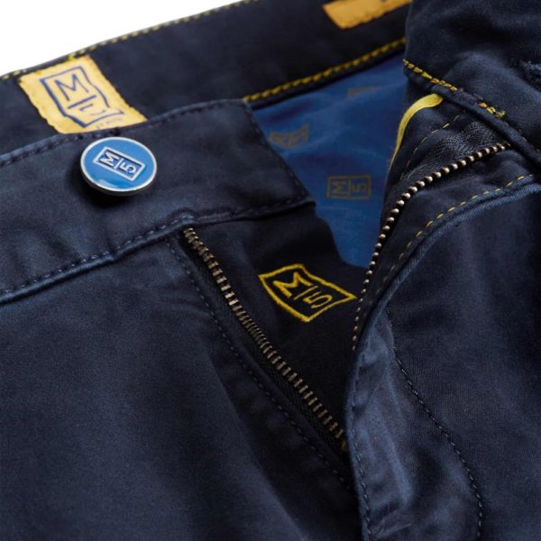 M5 Pima Cotton Five Pocket Navy Slim Jeans 4