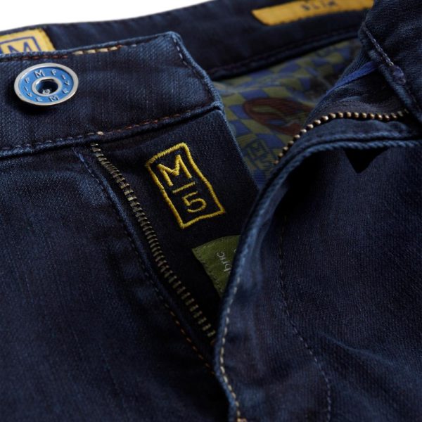 M5 Super Stretch Jersey Dark Blue Jeans 4