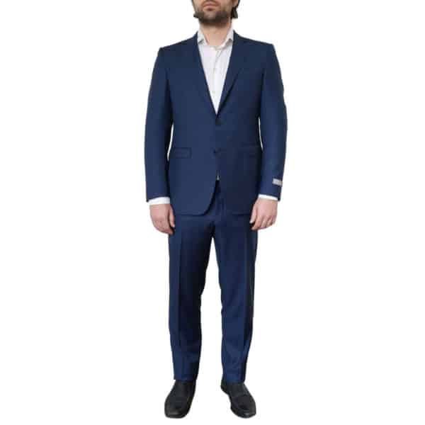 Canali Pure Wool Petrol Blue Suit 3