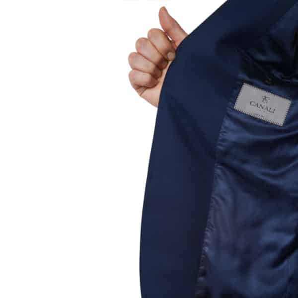 Canali Pure Wool Petrol Blue Suit 5