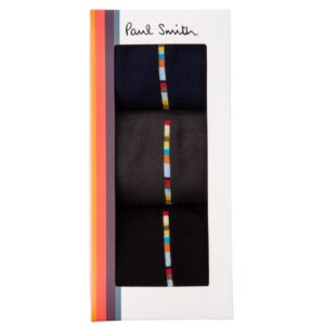 PAUL SMITH 3 PACK NAVY/ GREY/ BLACK STRIPE SOCKS