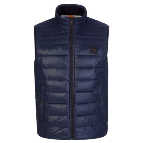 BOSS Navy Gilet Odeno Front