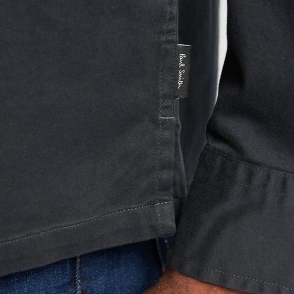 Paul Smith Black Long Sleeve 2 Pocket Casual Overshirt Tag
