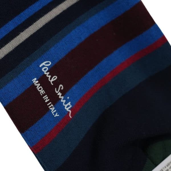 Paul Smith Black Signature Stripe Socks Base