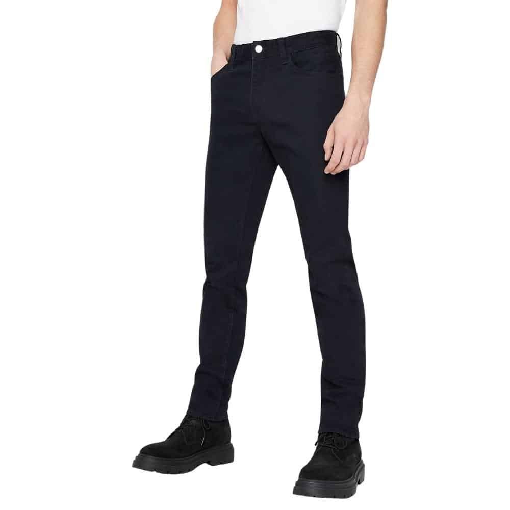 Armani Exchange Slim Fit Stretch Cotton Twill Navy Jeans 2