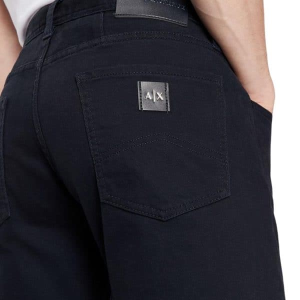 Armani Exchange Slim Fit Stretch Cotton Twill Navy Jeans 4