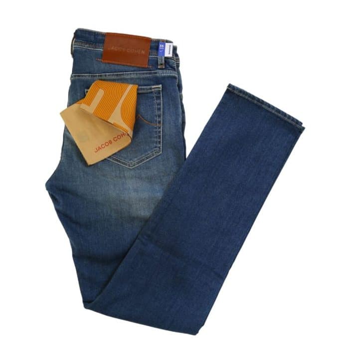 Jacob Cohen Blue Cotton Chino Pants