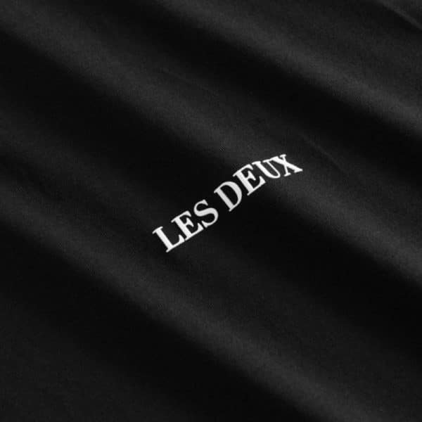 LES DEUX LENS BLACK WHITE T SHIRT Logo 1