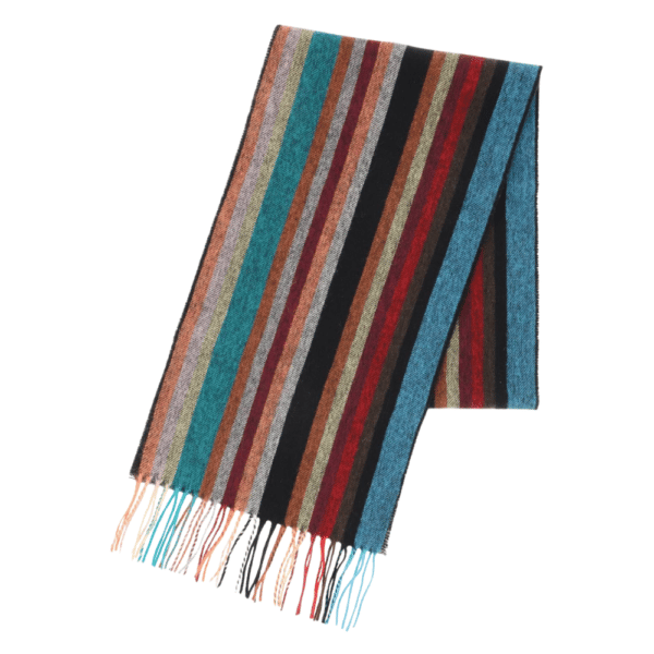 PS Allover stripe scarf open 1