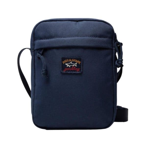 Paul & Shark Mesh Navy Messenger Bag Menswear Online