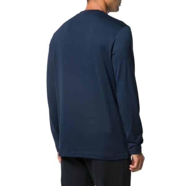 Paul Shark Organic Cotton Navy Long Sleeve T Shirt 3