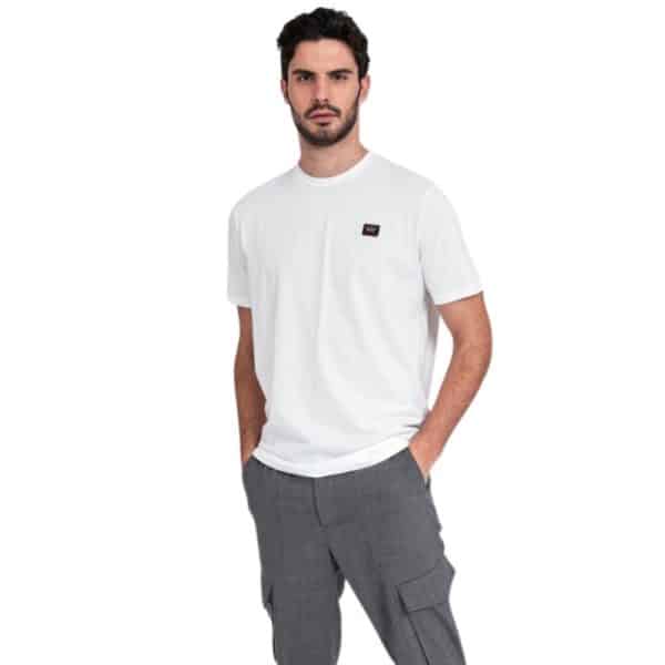 Paul Shark Organic Cotton White T Shirt 2