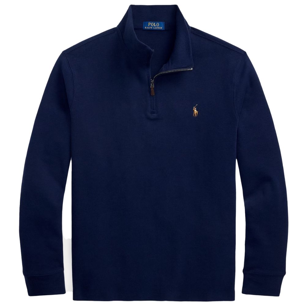 Polo Ralph Lauren half zip navy sweatshirt