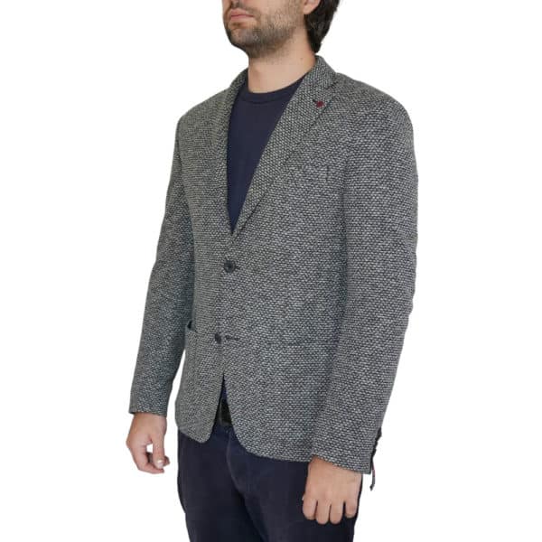 ROY ROBSON Smartflex Grey patterned Jersey Jacket2