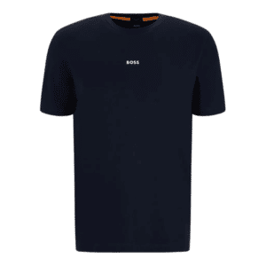 ORANGE BLUE RELAXED-FIT T-SHIRT IN STRETCH COTTON WITH LOGO | Menswear Online