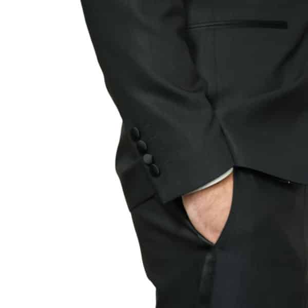Wilvorst Pure Wool Black Dress Suit 2