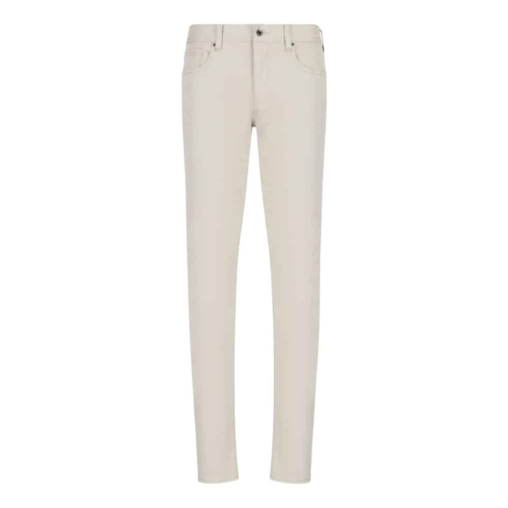 Armani Exchange Slim-Fit Stretch Cotton Twill Stone Jeans | Menswear Online