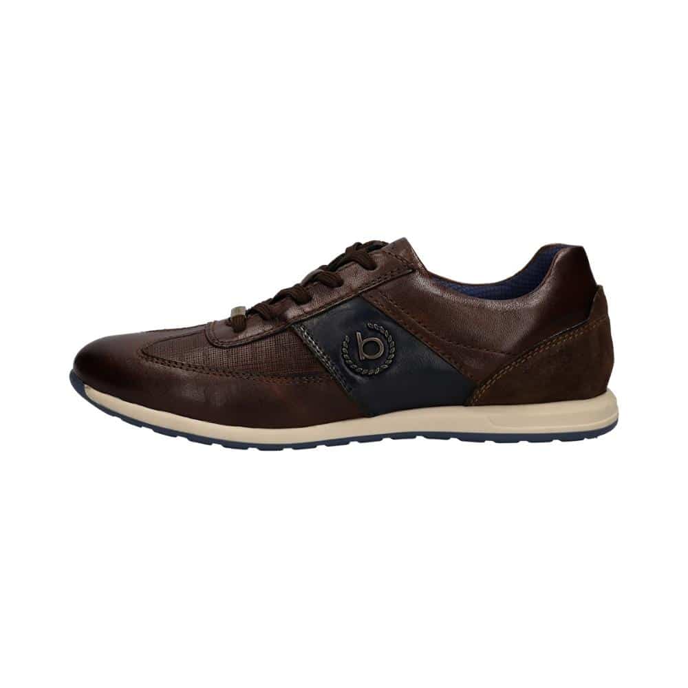 Bugatti Thorello Leather Dark Brown Trainers 1