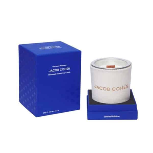 Jacob Cohen Handmade Scented Soy White Candle 2