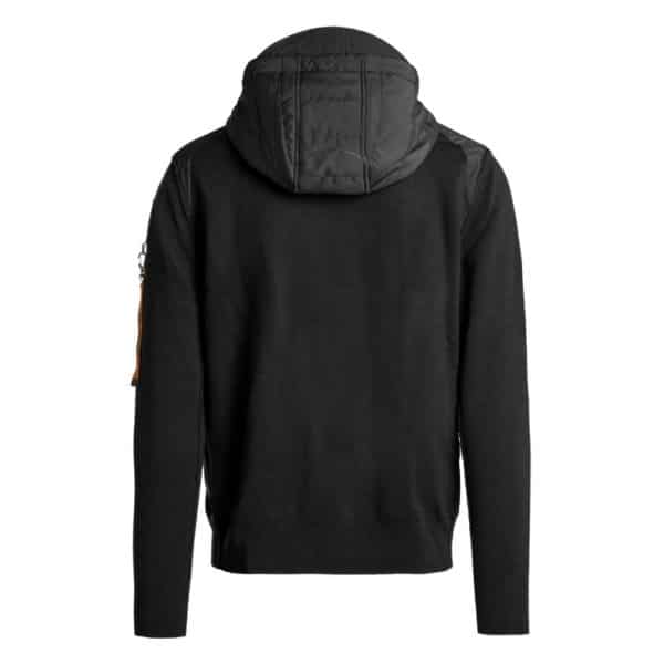 Parajumper Dominic Knitted Black Hoodie 2